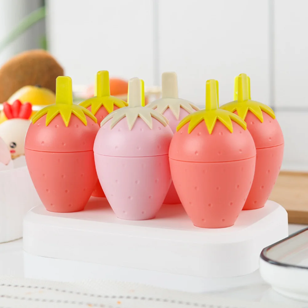 

6 Grids Cream Molds Creative DIY Popsicle Makers Home Summer Ice Lolly Maker Treats Popsicle Molds