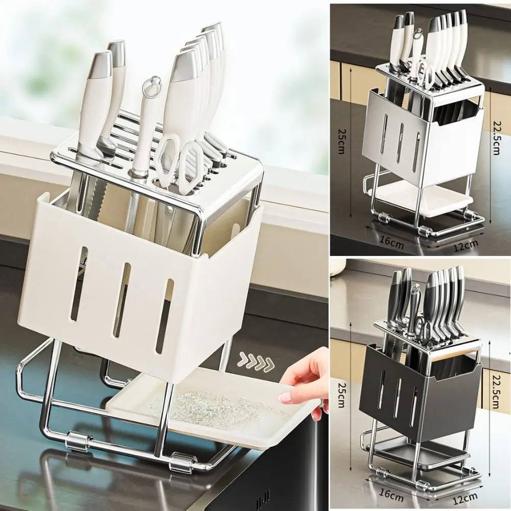 

Detachable Kitchen Storage Holder with Brackets Space Saving Cutting Tool Stand Multi-purpose Chopsticks Storage