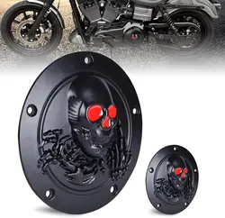 Motorcycle 5 Hole Derby Timer Engine Timing Points Cover for Harley Big Twin Cam Touring Road King Electra Glide FLHR FLHX FXST