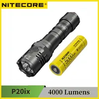 Nitecore P20iX USB-C Rechargeable Tactical Flashlight 4000 Lumens with NL2150HPi 5000mAh Battery Self-defense Troch Light