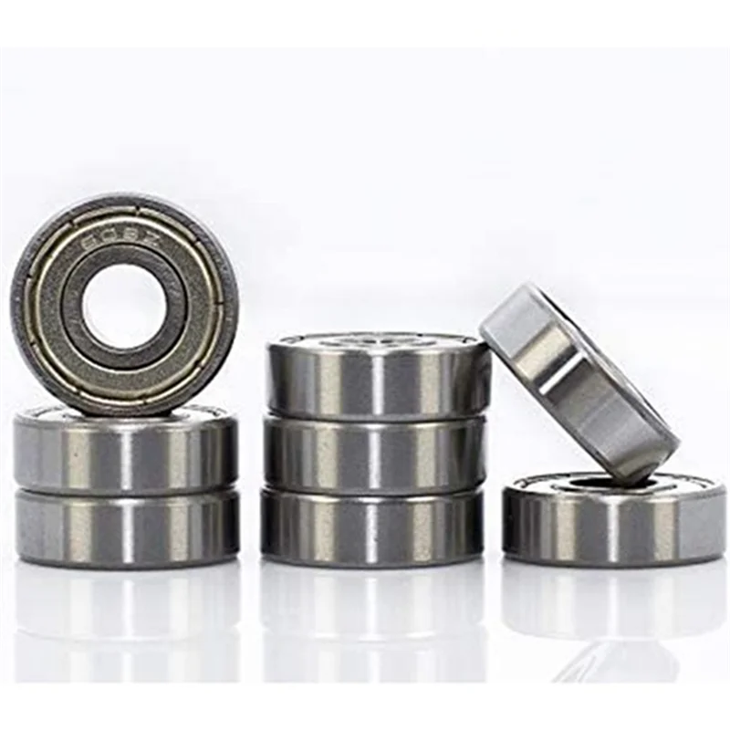 

YHOLI-16PCS Ball Bearings Silver 608ZZ 8 X 22 X 7 Mm Fit For Skateboard Bearings, Inline Skates Etc