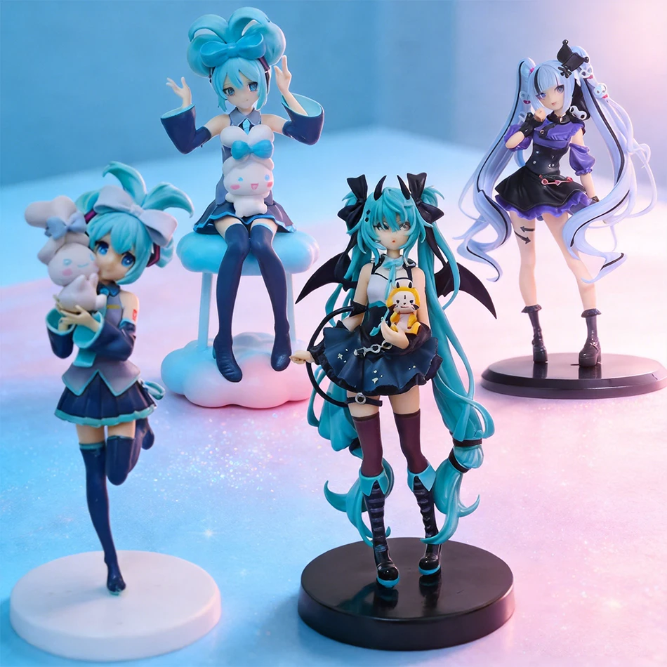 HATSUNE MIKU, mehrfach bewegliche Actionfiguren, süßes Hochzeitskleid, Hatsune Miku Serie, PVC-Sammelmodelle für Fans.