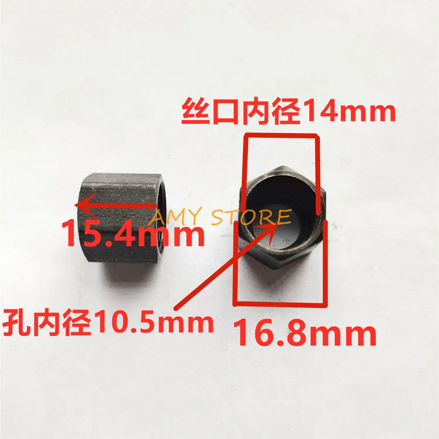 6A 6mm Elektrische Grinder Ersatz PT 35/64 "14mm Gewinde Hex Mutter Collet Set für Ken 9025 Elektrische werkzeug Zubehör