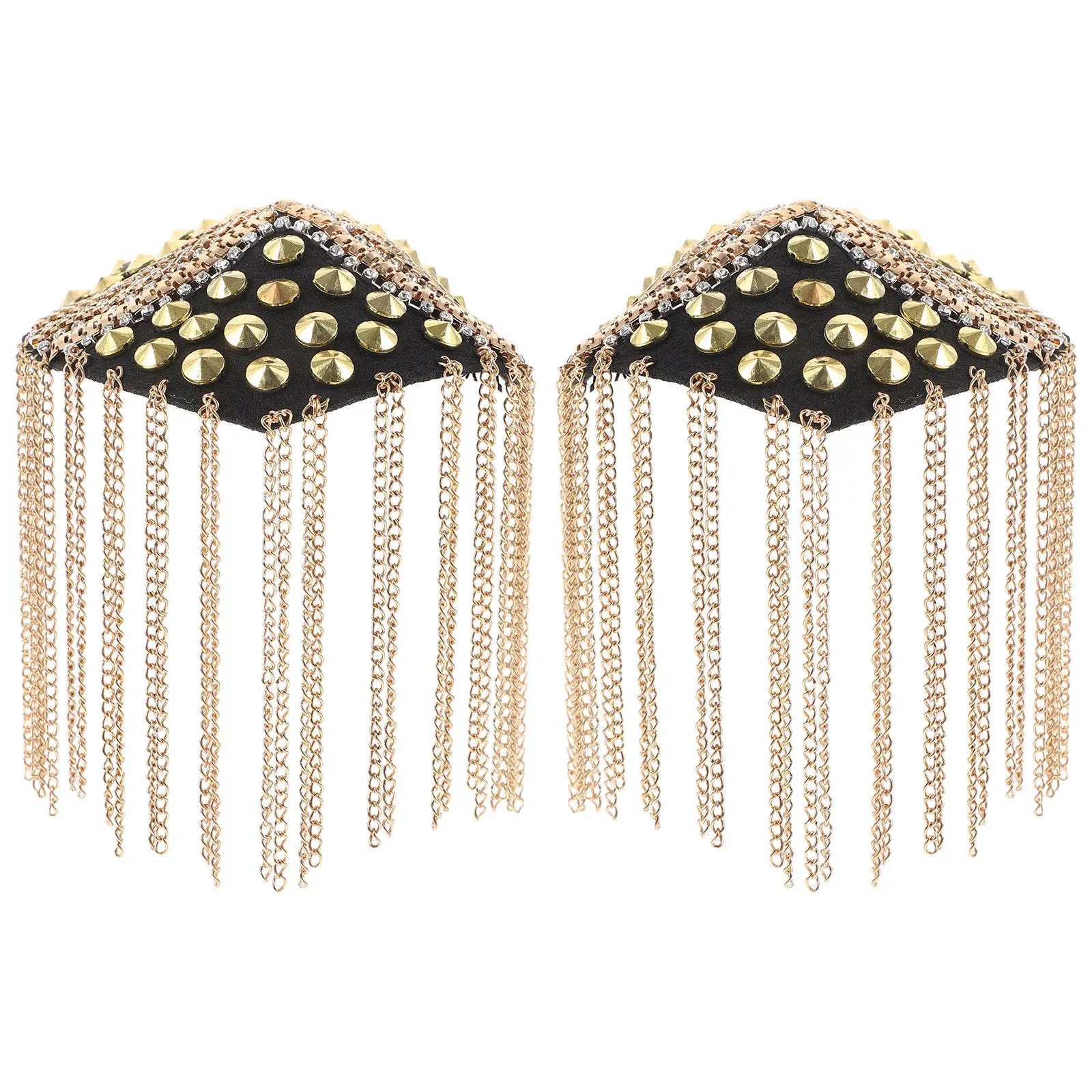 

Пара погонов с кисточками в британском стиле, с декоративными заклепками, модный аксессуар для мужской униформы