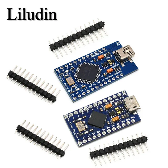 Pro Micro ATmega32U4 5V 16MHz Replace ATmega328 For arduino ATMega 32U4 Pro Mini With 2 Row Pin Header