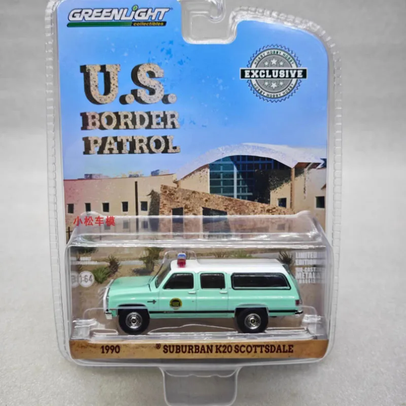 

Greenlight масштаб 1:64 1990 Suburban K20 Scottsdale's сплав моделирование модель автомобиля статическая коллекция украшенные праздничные подарки игрушки