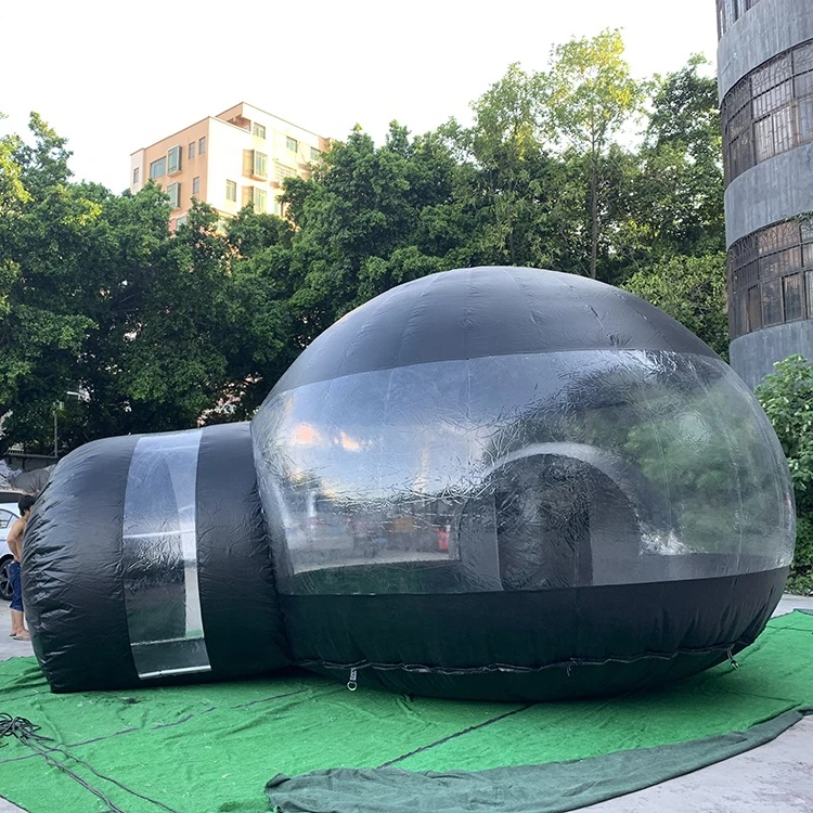 Bubble House Outdoor land transparent inflatable tent Spherical display camping inflatable tent Bubble type mobile house