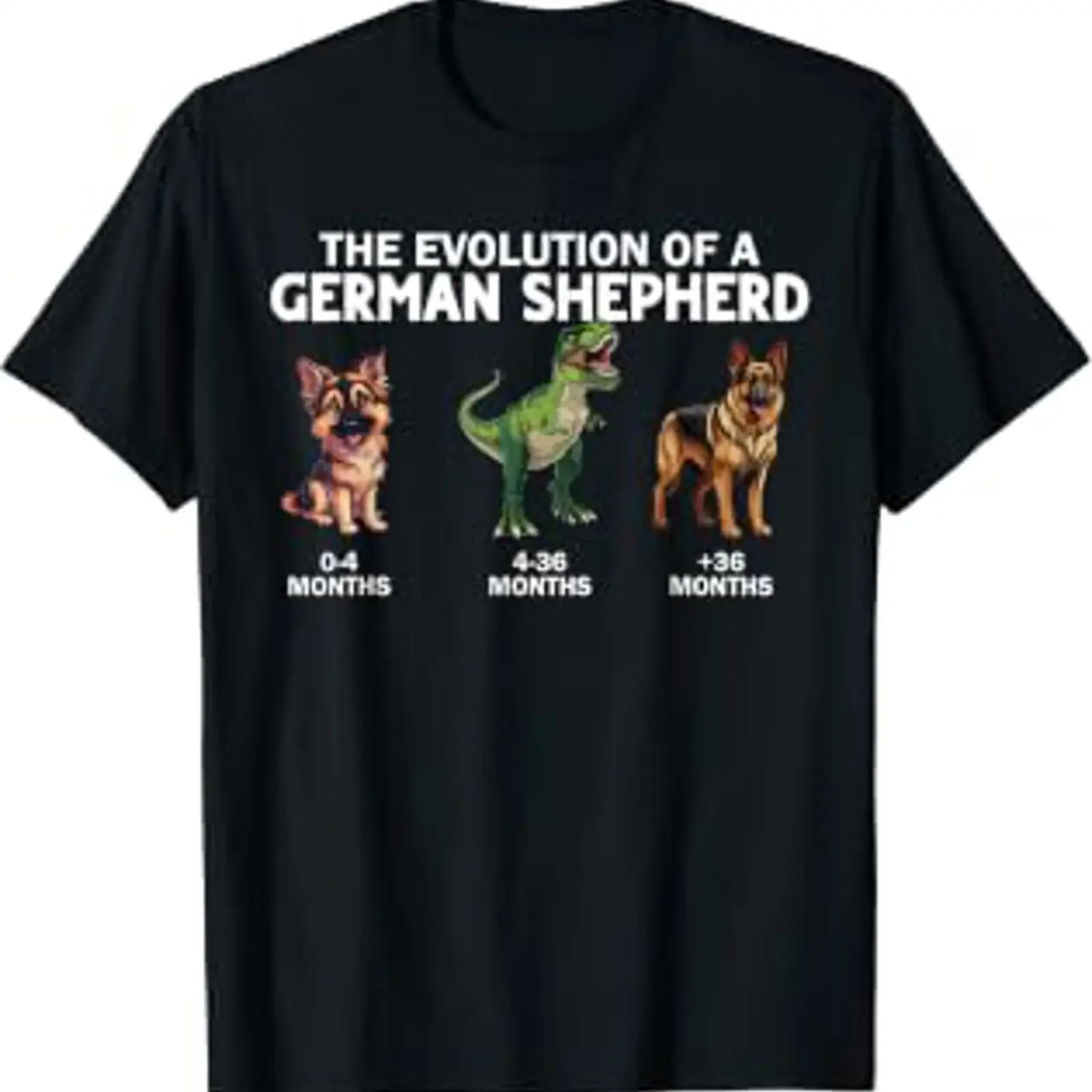 L'évolution d'un propriétaire de Berger Allemand amoureux - T-shirt vintage délavé unisexe, polyvalent, décontracté et légèrement stylé
