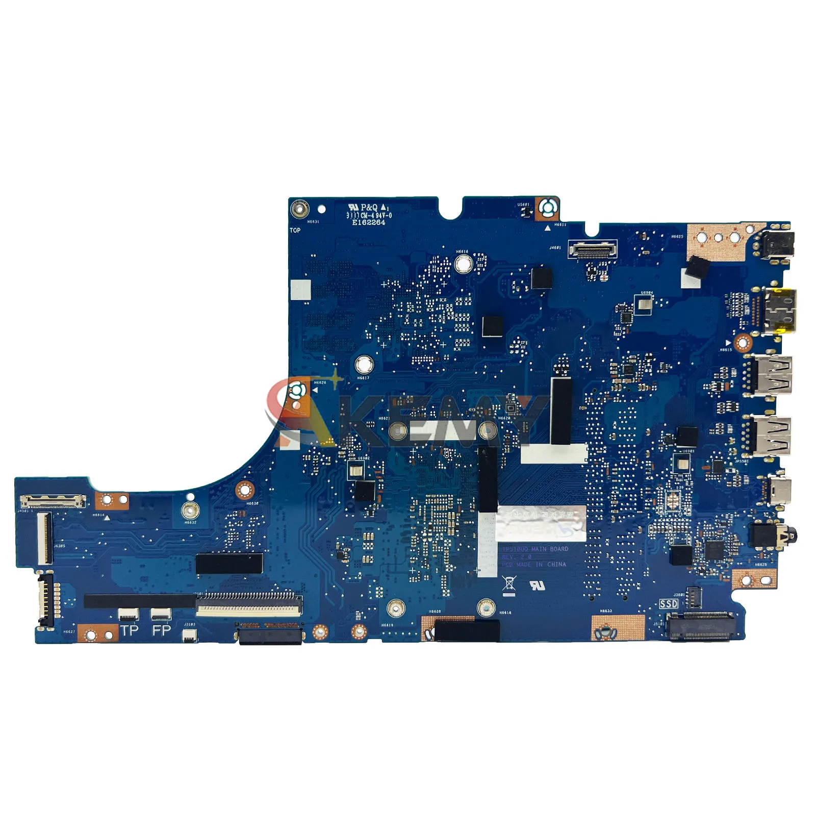 TP510UA TP510U Laptop Motherboard For ASUS VivoBook Flip TP510UQ TP510UF TP510UAR Notebook Mainboard With  I3 I5 I7 CPU