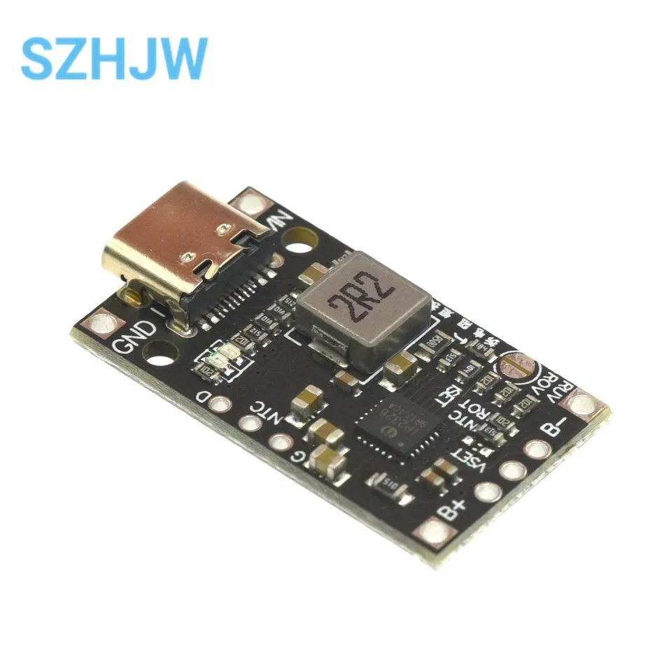 2S 3S Type-C USB BMS 15W 8.4V 12.6V 1.5A Lithium Battery Charging Boost Module With Balanced Support Fast Charge With Indicator