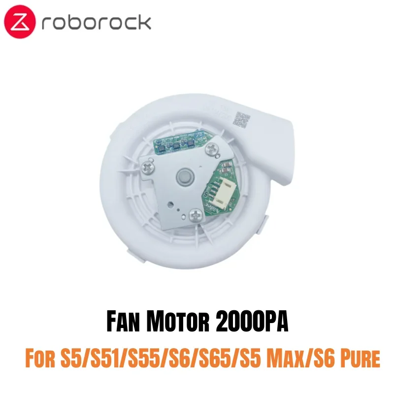 Original 2000Pa Fan Motor Replacement for Roborock S5/ S51/ S55/ S6/ S65/ S5 Max/ S6 Pure Robot Vacuum Cleaner Parts Accessories