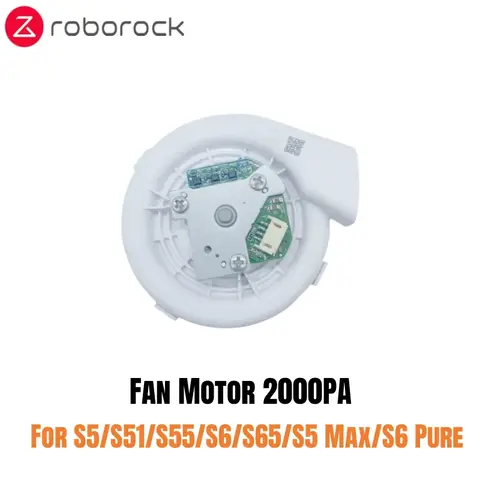 Roborock 순수 로봇 진공 청소기 부품 액세서리, 2000Pa 선풍기 모터 교체, S5/ S51/ S55/ S6/ S65/ S5 Max/ S6