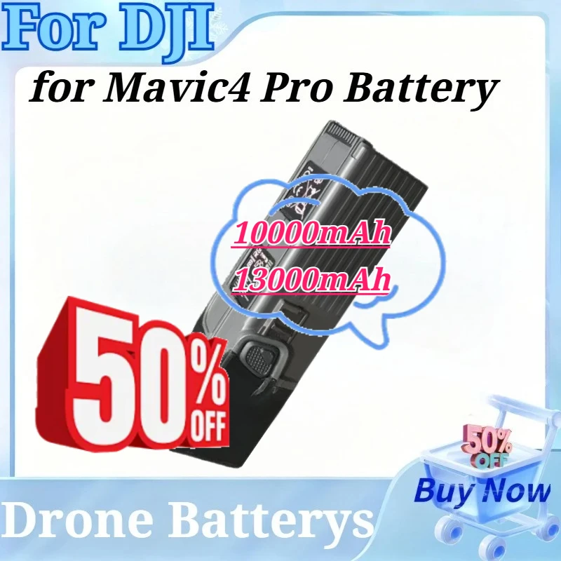 

For DJI Mavic4 Pro Battery 10000mAh/13000mAh Intelligent Flight Large Capacity for Mavic 4Pro Max Flight Time 55-60 Minutes