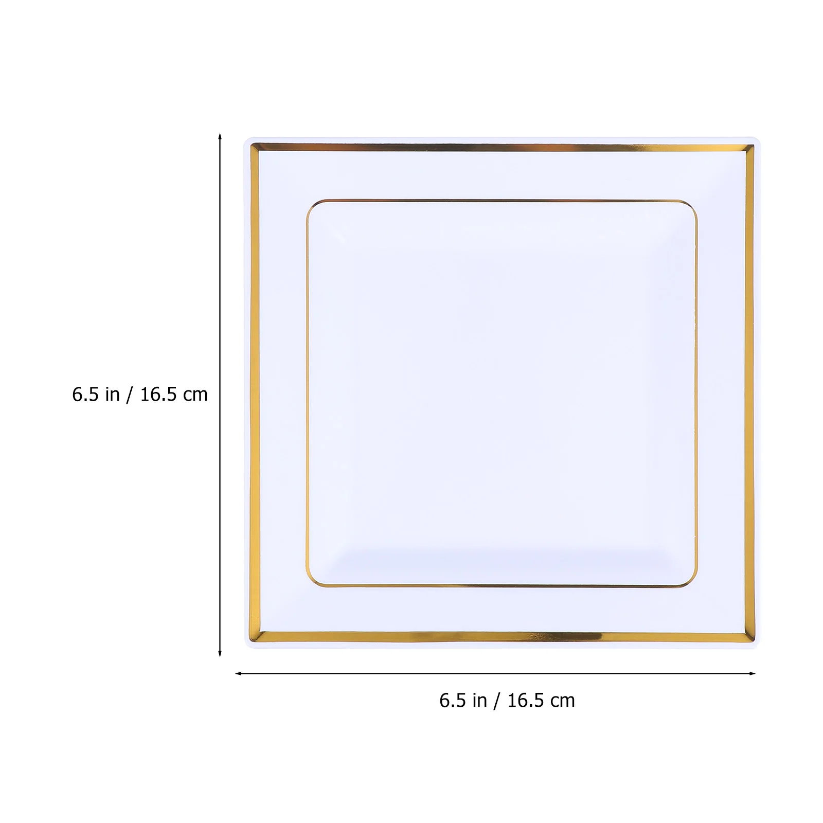 

6 pcs Plastic Tray Dinner Plate Steak Rectangular Serving Plates High Quality Safe Healthy Fruit Platter Kitchen Bar Supplies