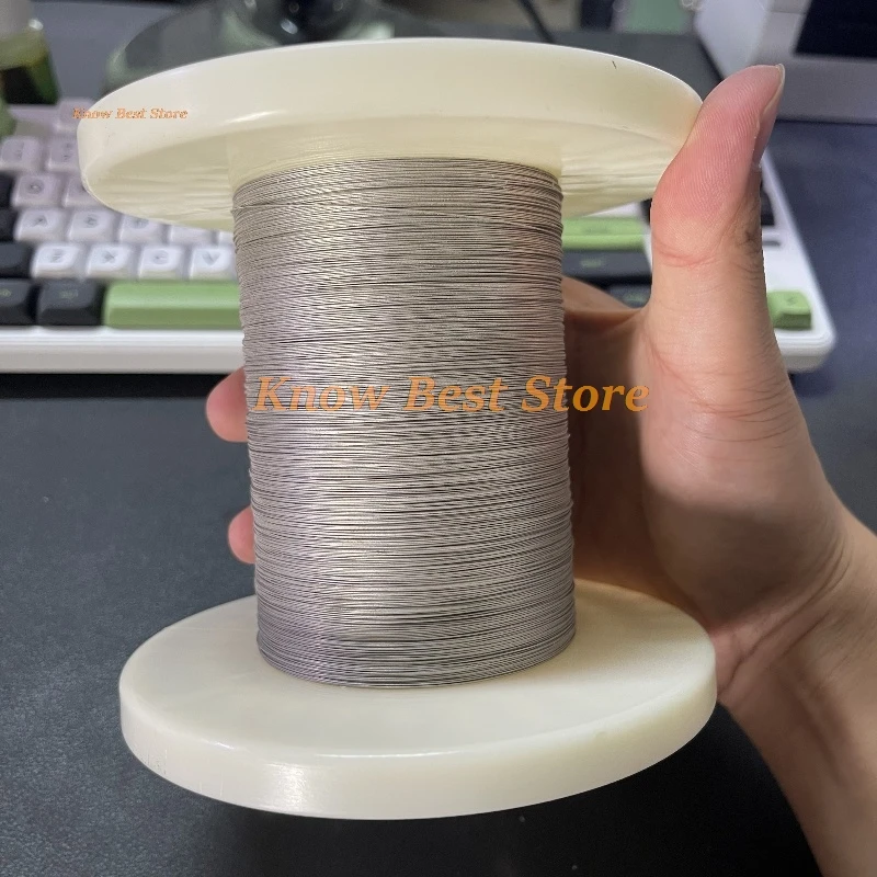 

500meters Fine Diamond Cutting Wire Saw Blade Jade Metal Cutting Tools 0.1~0.6mm