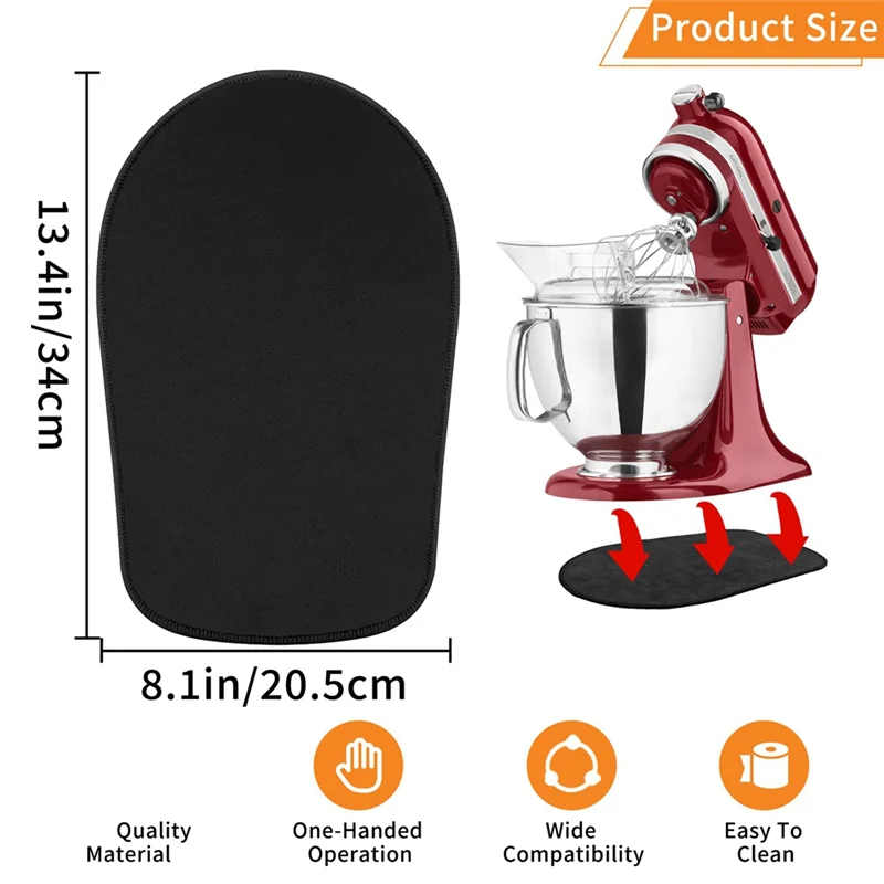 ABKR-Sliding Mat For Kitchenaid Mixer , Mixer Mover Slider Mat Pad For Kitchenaid 4.5-5 Qt Tilt-Head Stand Mixer