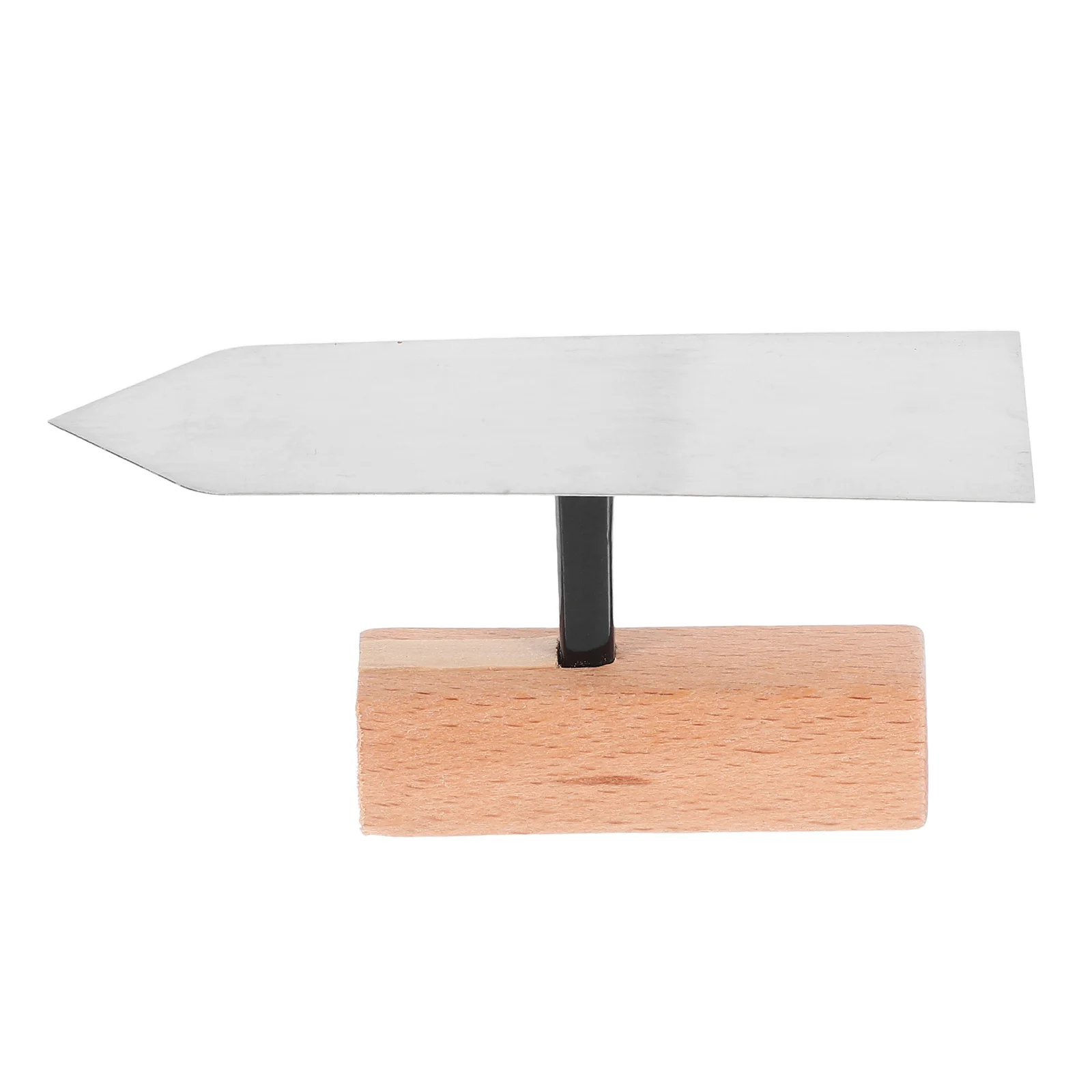 مجرفة تجصيص صغيرة من الفولاذ المقاوم للصدأ أداة توزيع جدارية صغيرة لطين المشطورة والدهانات الفنية مجرفة يدوية