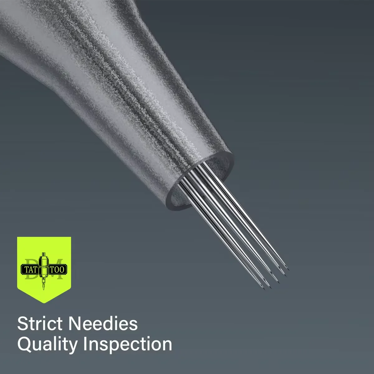 DM 10PCS Cartridge Tattoo Needles RL RS RM M1 Professional Disposable Sterilized Safety Tattoo Needle for Cartridge Machine Grip