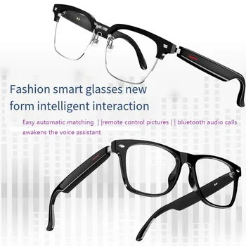 E13 Bluetooth smart glasses with automatic adjustment Wireless Bluetooth headset Anti blue light sunglasses men women waterproof