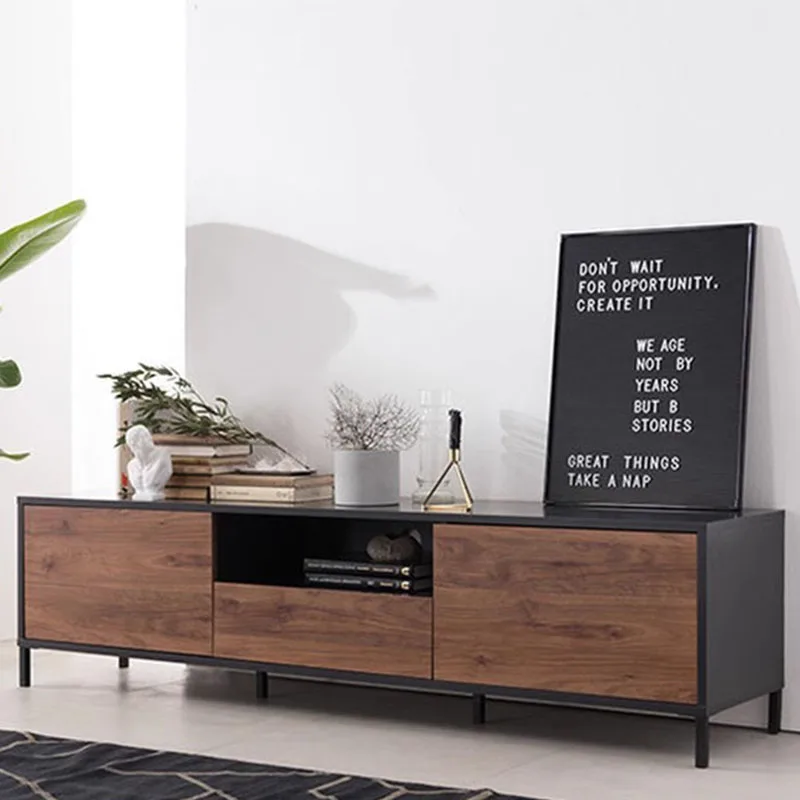 Simple Nordic Tv Stands Console Solid Wood Storage Lowboard Pedestal Floor Tv Stands Display Szafka Na Buty Modern Furniture