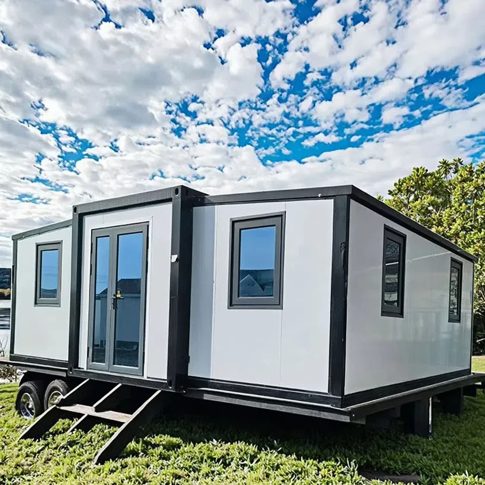 

40ft 20ft Luxury Prefab Villa 2 3 4 5 Bedrooms Prefabricated Foldable Expandable Container House Portable Mobile Tiny Home