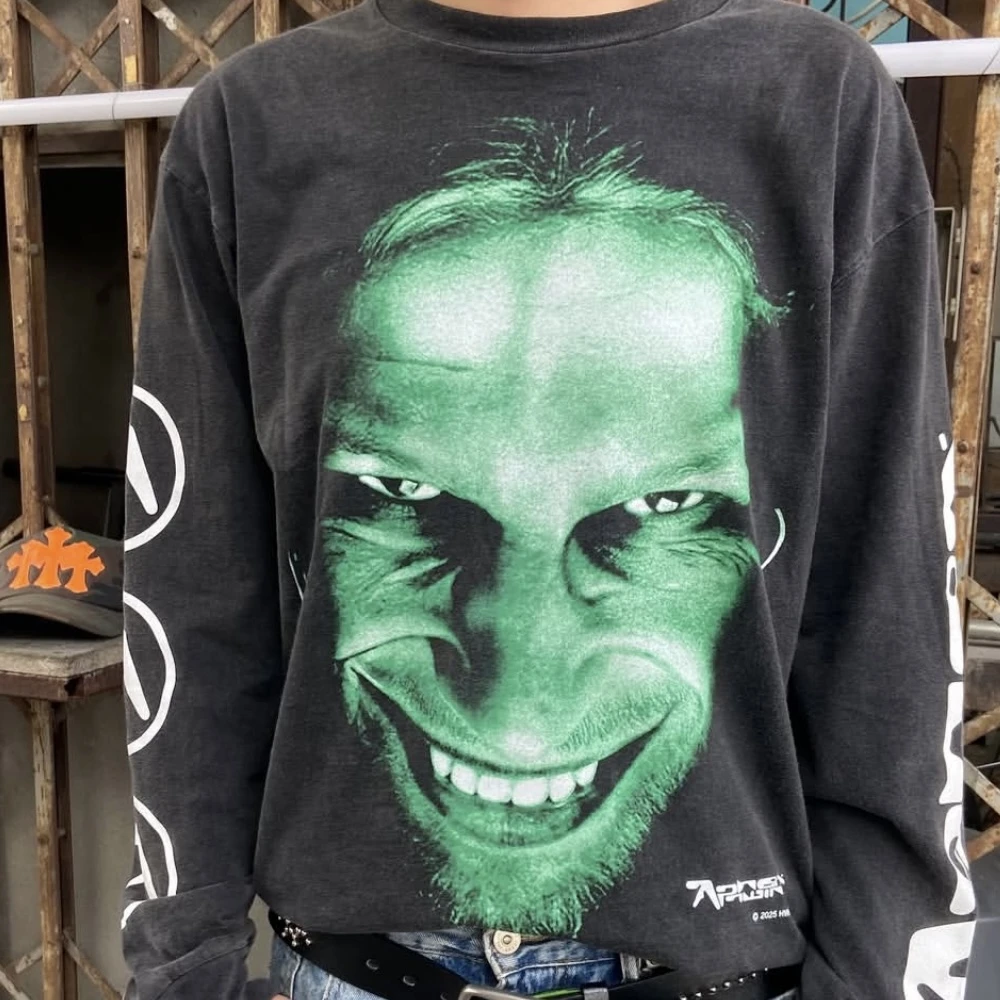 

SAINT Electronic Ghost Album Collaboration Long Sleeve T-shirt Men Women T Shirt Top Tees