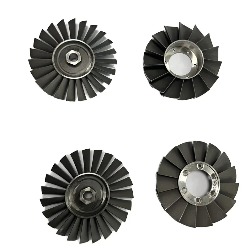 rc jet engine parts 64/55mm ten blade  shaft turbine wheel rc jet engine parts microgas turbine blade