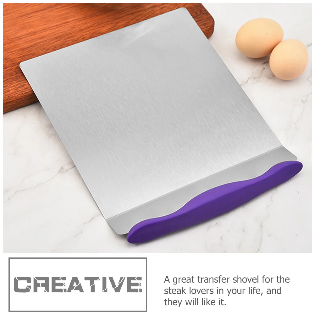 

Cake Transfer Shovel Stainless Steel Non-Slip Ergonomic Baking Gadget For Pizza Steak Pancake Pie Tart Kitchen Tool Baking