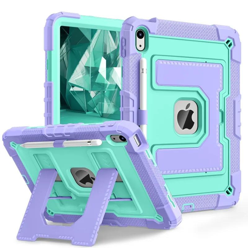 

Сверхмощный противоударный чехол для iPad A16 11 2025 10th 10.9 2022 Детский чехол для iPad 11/10th A3354 A2696 A2757 Fundas