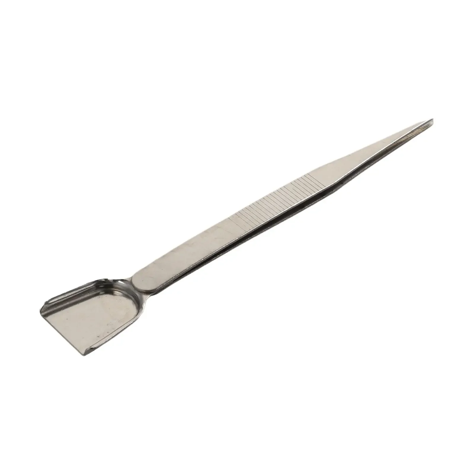 Tweezer With Spatula Tweezers With Scoops Shovels 160mm Length For Jewelry Making Hand Tools Slotted Gem Holder