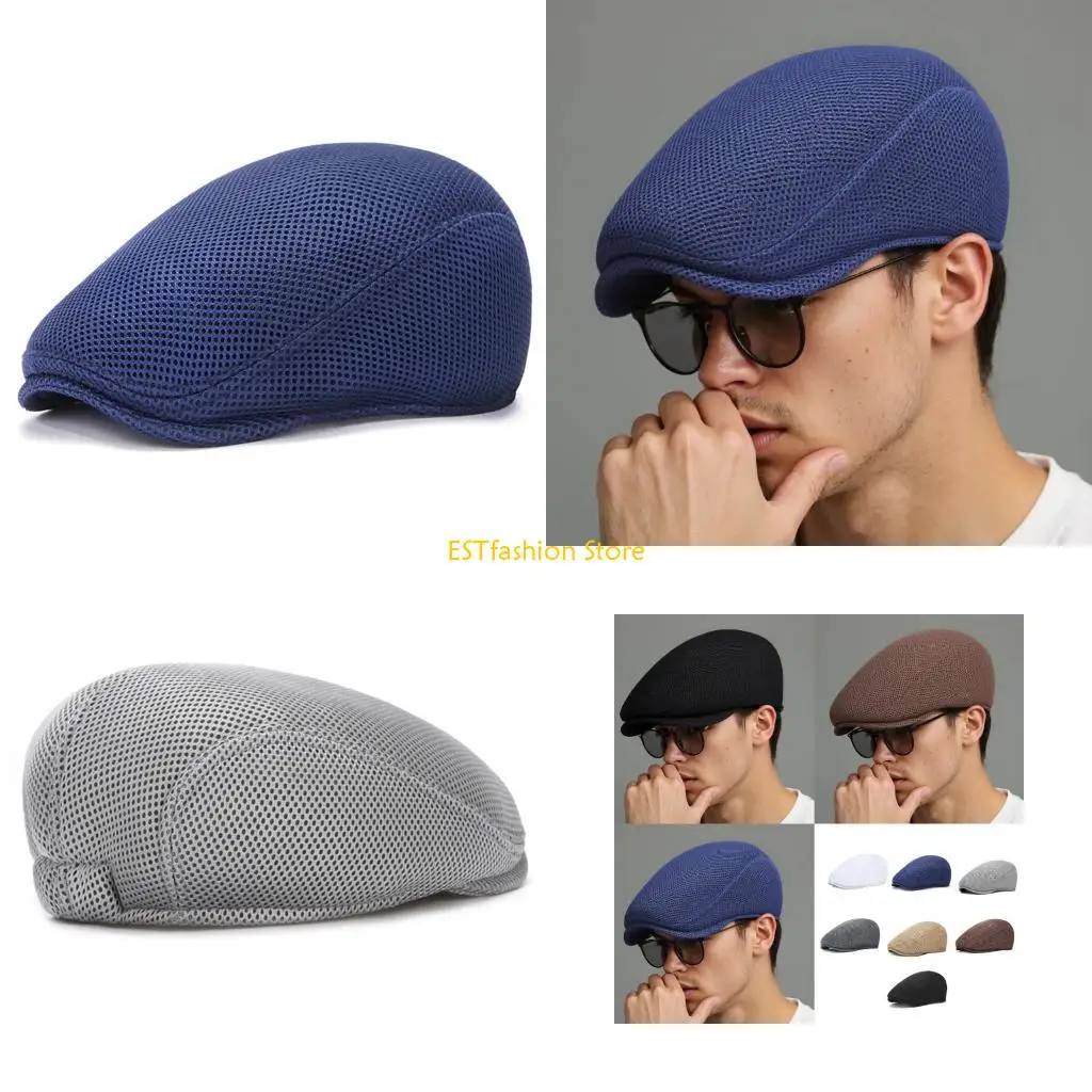 

Y5GC Многофункциональный сетчатый берет, удобная шапка из полиэстера для весеннего активного отдыха