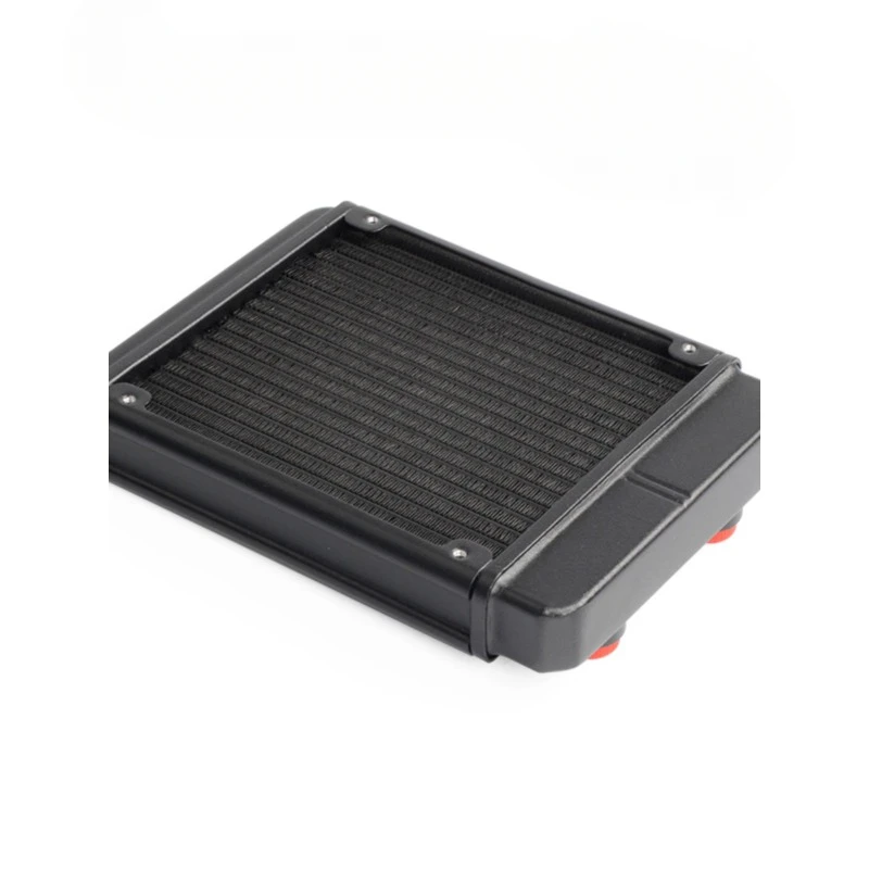 Water Cooled Aluminum Radiator SR-L120G14 with Tightly Threaded 17 Wave Crest Fins