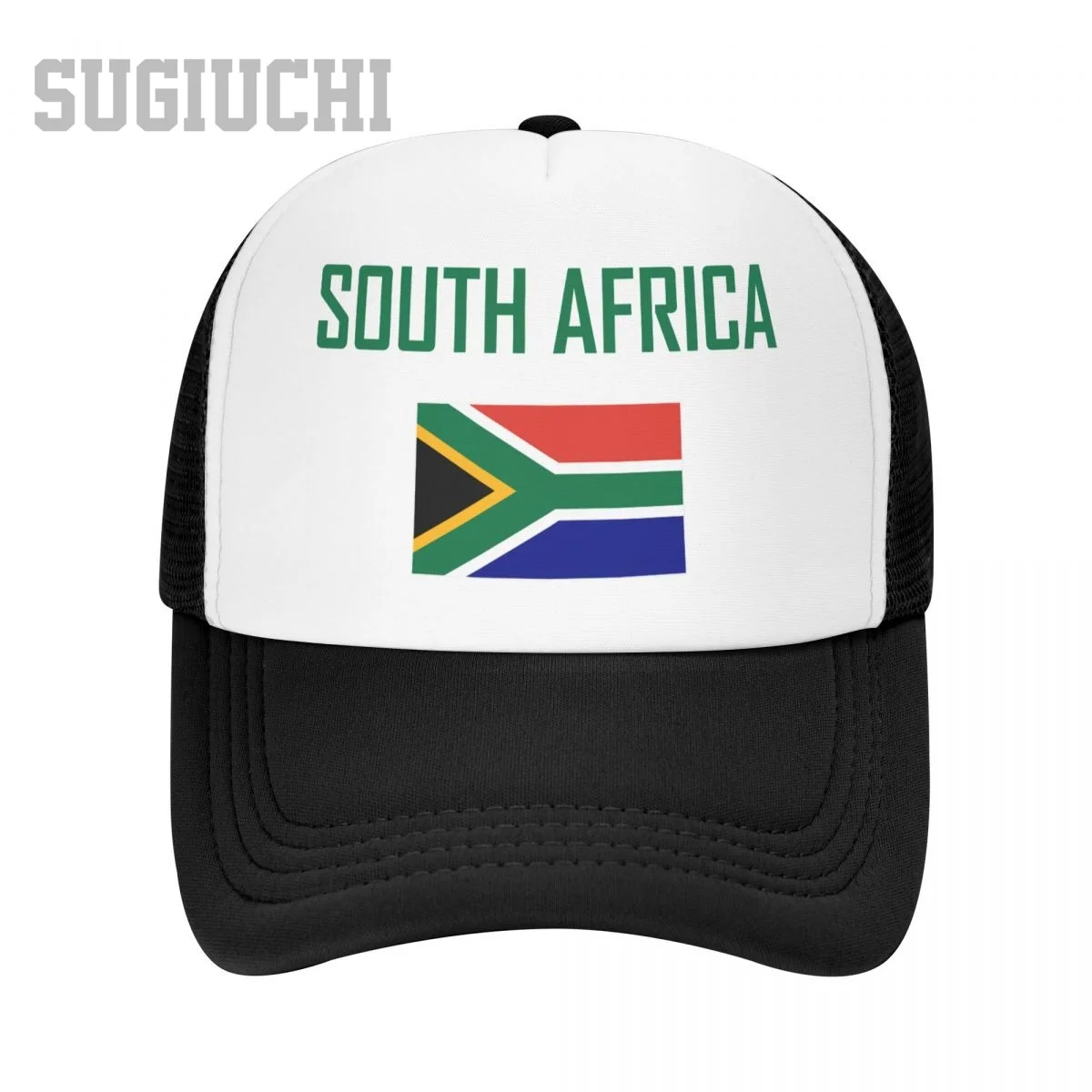 

Unisex Mesh Cap Hat SOUTH AFRICA Flag And Font Trucker for Men Women Baseball Caps Outdoors Cool