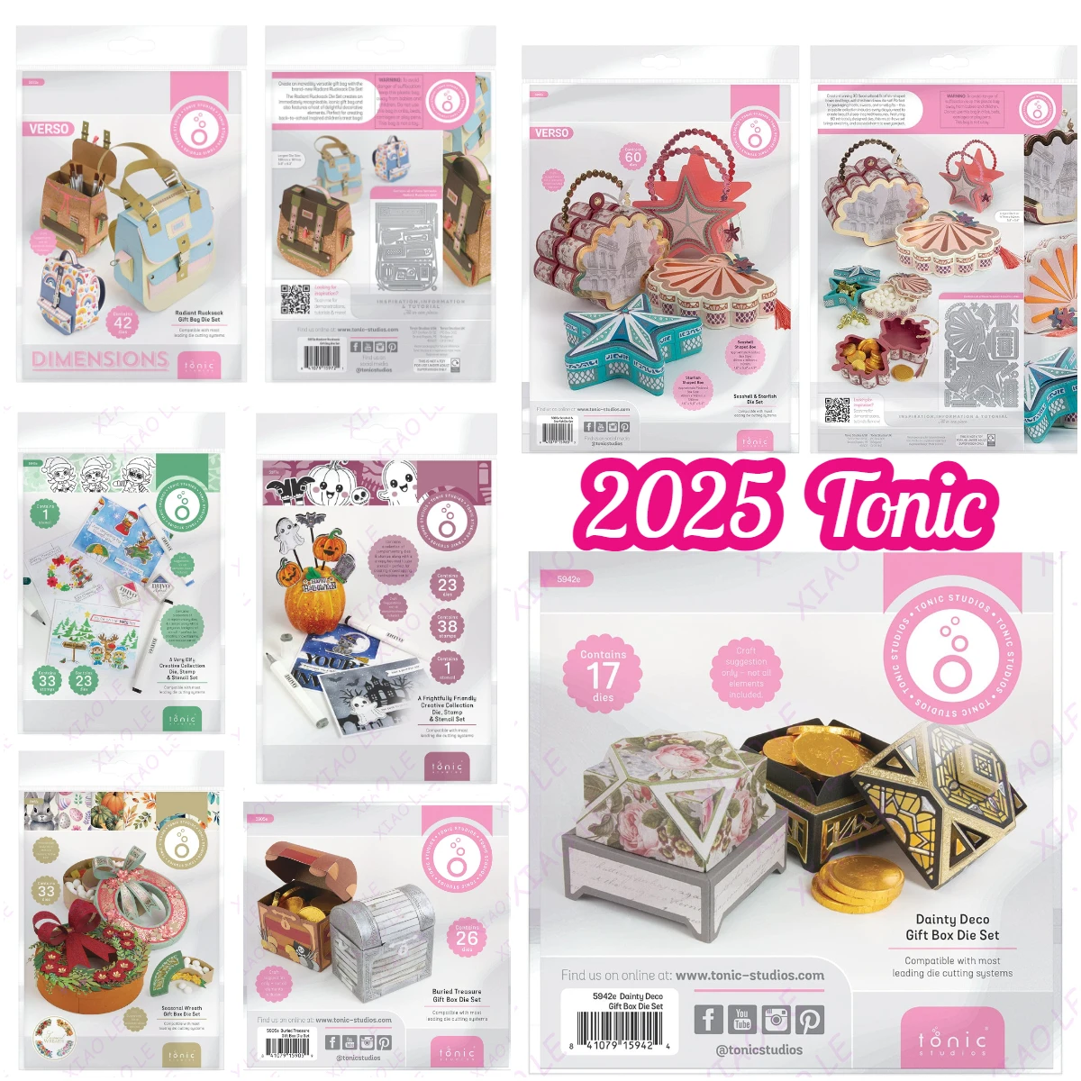 

New Radiant Rucksack Die Seashell Big Box Metal Cutting Die Scrapbook Embossed Paper Card Album Craft Template Cut Die Stencils