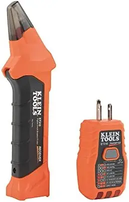 Kit Rilevatore di Interruttori Automatici Klein Tools con Tester GFCI - Set da 2 Pezzi (ET310 e 69411)