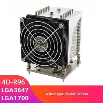 COOLSERVER R96 4U 6 Heatpipe Server CPU Cooler Desktop Host Cooling Fan Air Cooler Initiative Radiator For LGA3647 LGA1700