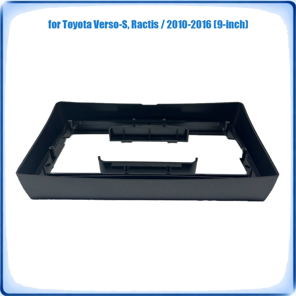 Car Radio Fascia Frame For Toyota Verso-S & Ractis 2010-2016 9 inch Wiring Harness Power Cable Car Accessories Plug & Play
