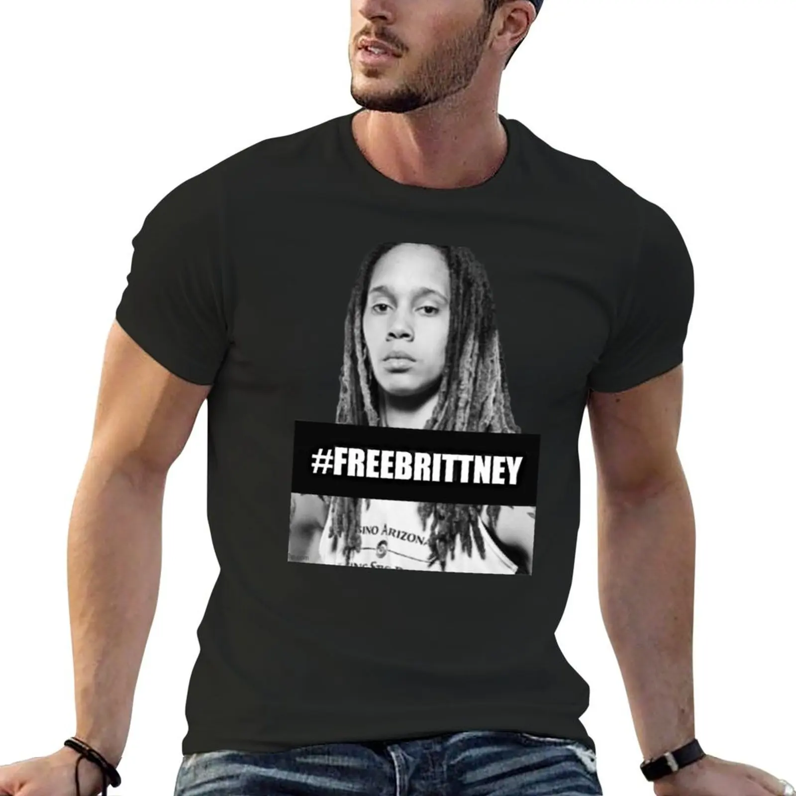 free brittney griner T-Shirt cheap stuff blue archive tshirts for men