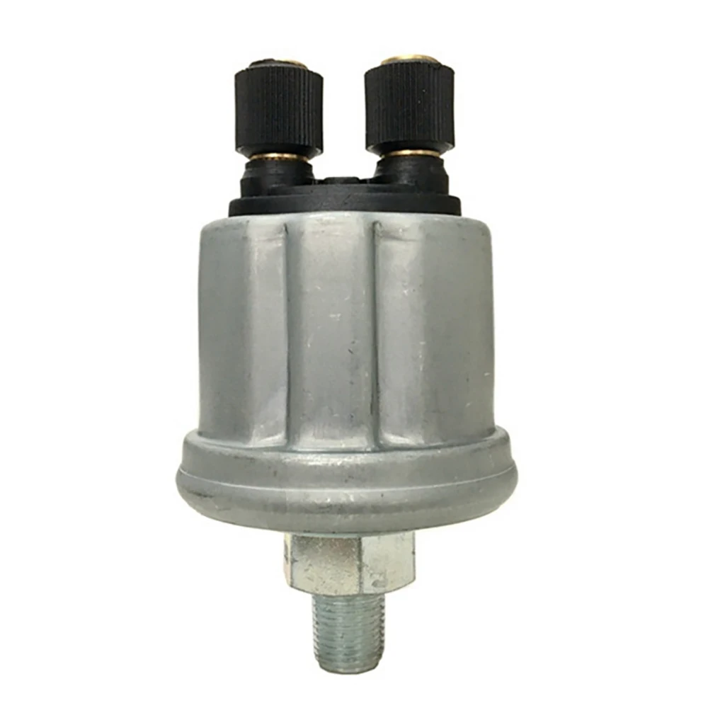 1/4NPT VDO Oil Pressure Sensor 0 to 10 Bars - Generator Part 10mm Stainless Screw Plug Alarm Pressure Sensor Matte