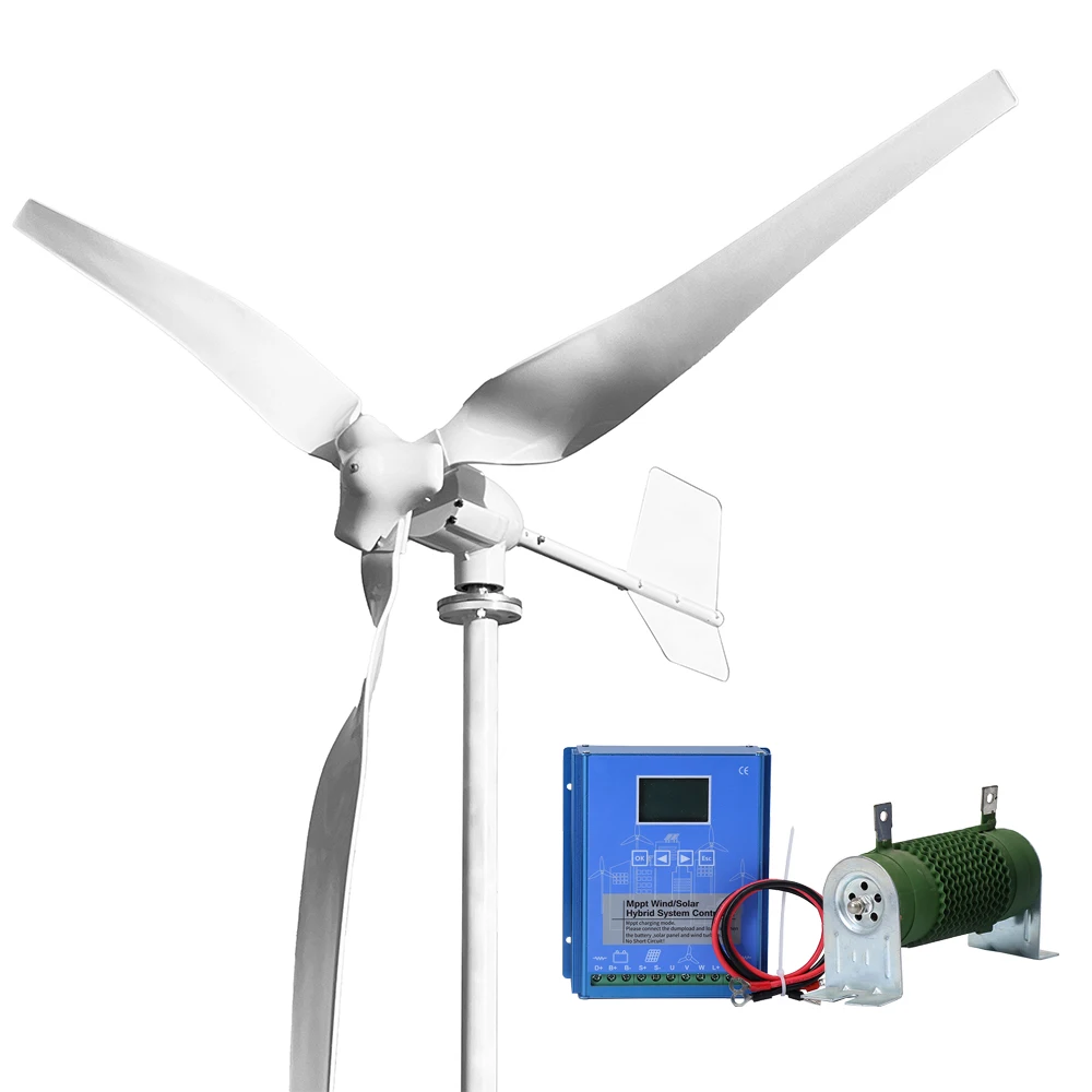 

Quiet Operation 20000W 12V24V48V Horizontal Axis Windmill Generator for Residential Energy Production, Low Noise