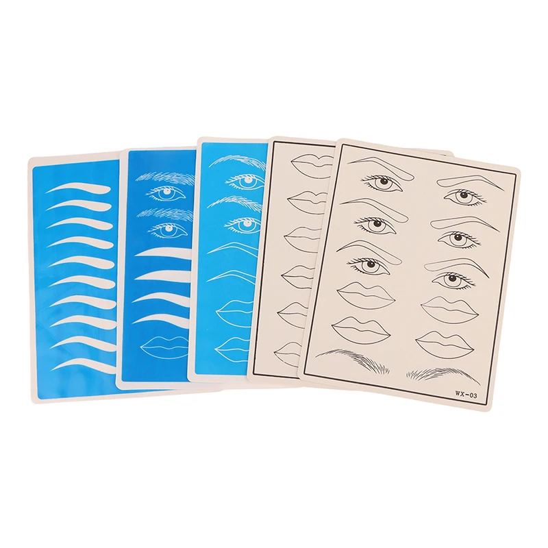 

3D силиконовый перманентный макияж, тренировочная татуировка, искусственная кожа, пустые глаза, губы, лицо для микроблейдинга, аксессуары для тату-машин