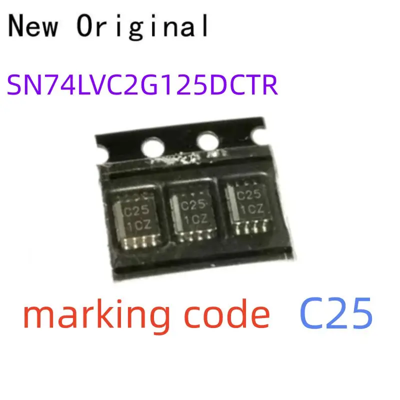 Sn74Lvc2G125Dctr Dual Bus Buffer Gate with 3 State Outputs Marking Code C25