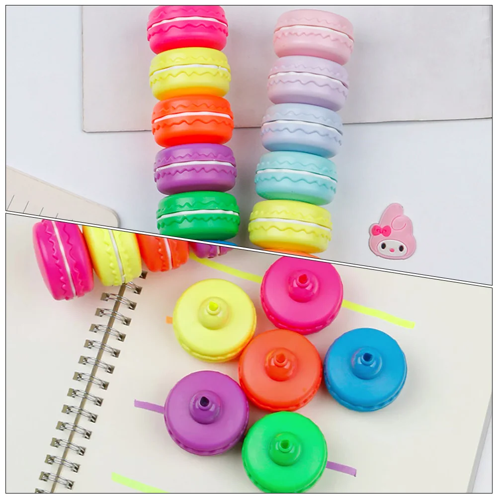 

1 set 1 Set Fluorescent Pen Marker Watercolor Highlighter Assorted Colors Study Tool For School Office Notes Underlining