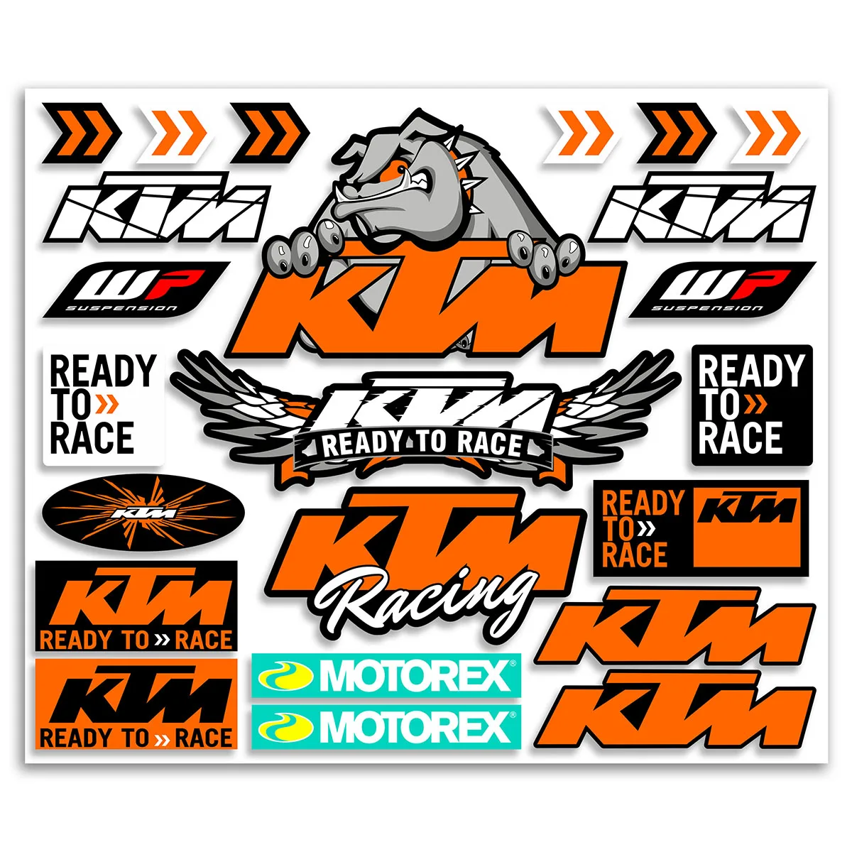 Pegatinas KTM para motocicleta, calcomanías de vinilo a prueba de agua para Duke 390 690 790 890 990 1190 1290 Super Adventure Ready To Race