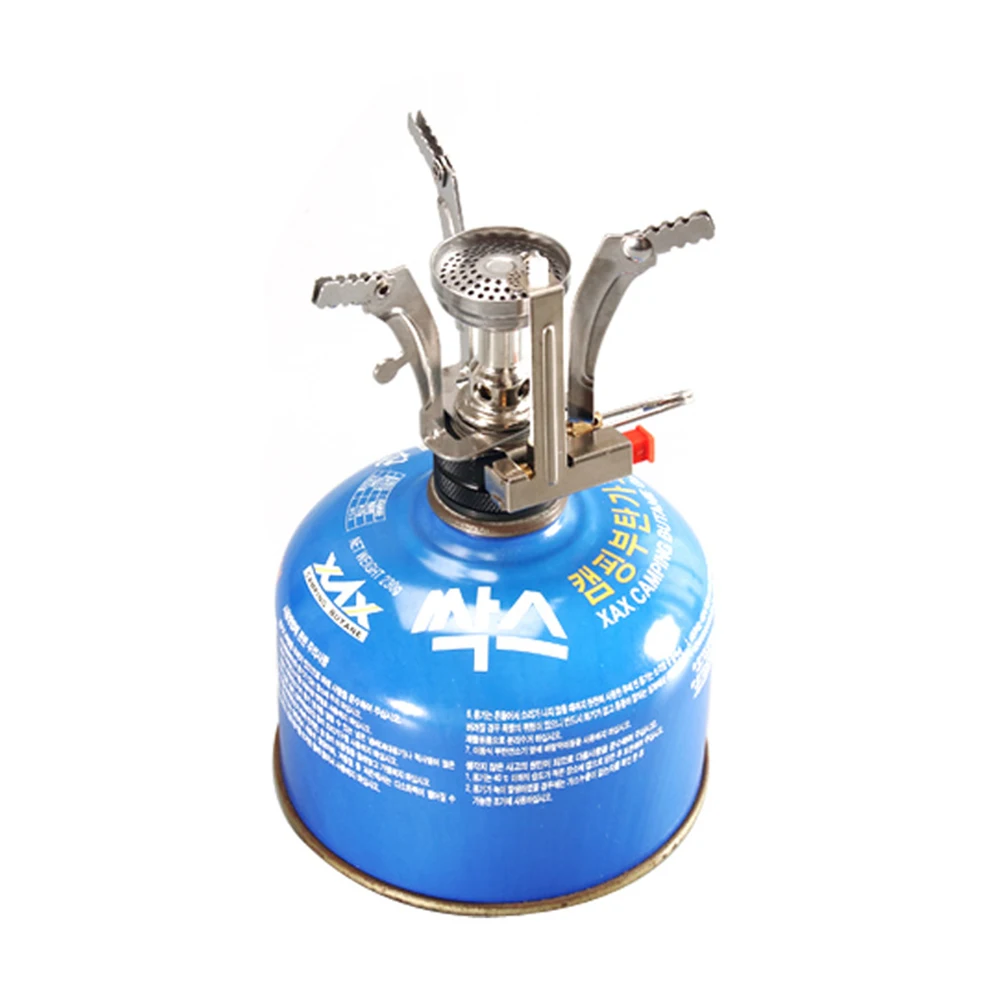 Tête de brûleur Portable, Mini poêle pour Camping, randonnée, pique-nique, léger, Compact, haute efficacité, extrémité de four en cuivre, cuisine en plein air