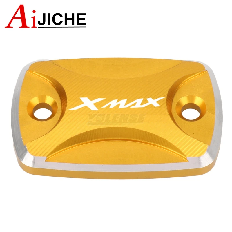 Motorcycle CNC Front Brake Fluid Reservoir Oil Cup Cap Master Cylinder Cover For XMAX 125 250 300 400 XMAX300 XMAX250