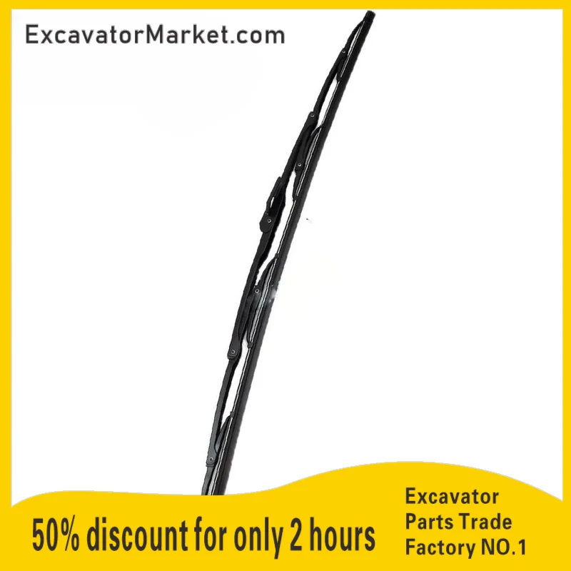 

For SK130 140 200 210 250 260 330 350-8 Exterior Parts Front Windshield Wiper Arm Wiper Rubber Strip Excavator Parts