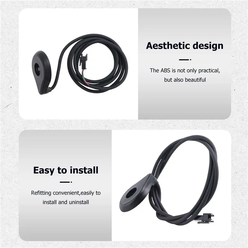 ABUE-Electric Bike Pedal Assist Sensor 12 Magnets E-Bike PAS System Hall Assistant Speed Sensor Electric Scooter Accessories