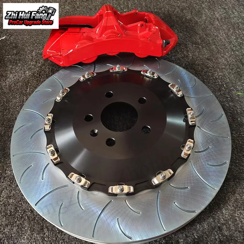 

suitable for Vw Cc Golf Tank 300 Racing Big Brake Caliper 6 Piston Kit High Carbon Discs Custom Color Di