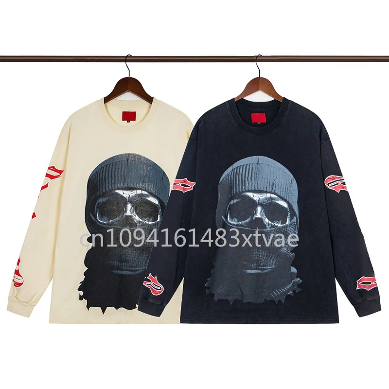 

Classic Design Men's Long Sleeve T-shirts Designer Brand Top Tees High Street Oversized T-shirts